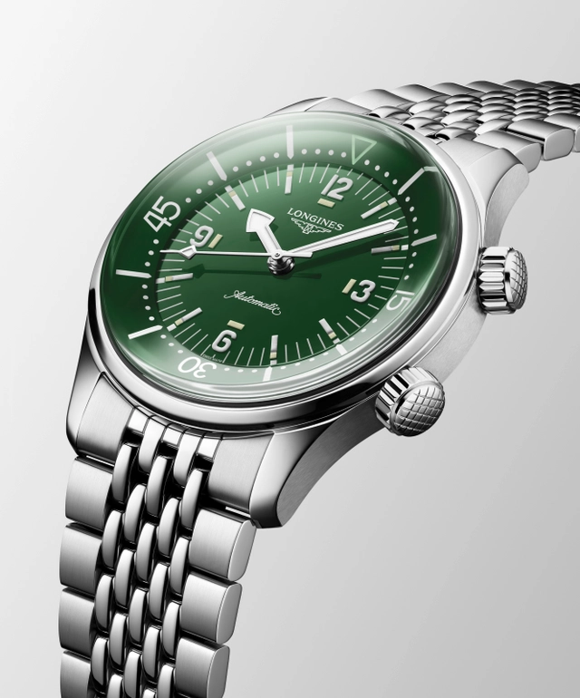 Longines Legend Diver mit grünem Zifferblatt