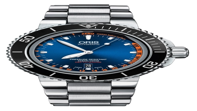 Oris Aquis Depth Gauge Edition Chronos am Edelstahlband