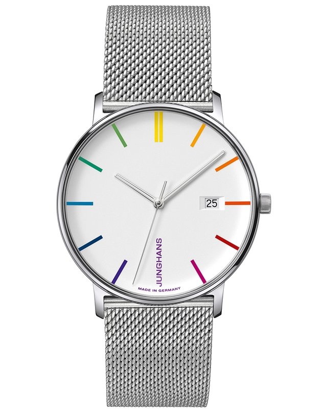 Junghans – Form Quarz Bauhaus Edition, reduzierte Uhr mit minimalistischem Design