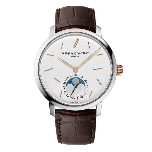 Frederique Constant Slimline Moonphase Date Manufacture FC-705SOC4S2 