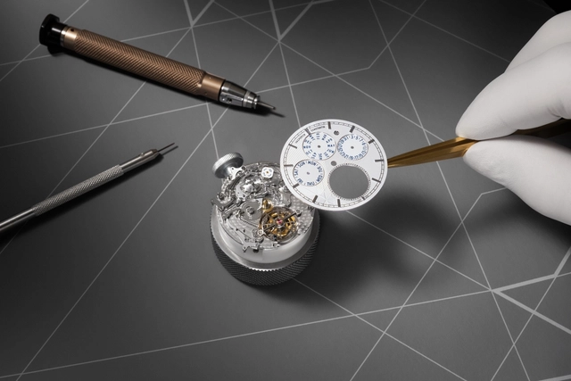 Zifferblatt der Traditionelle Uhr von Vacheron Constantin 