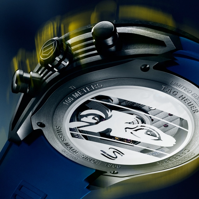 Gehäuseboden der TAG Heuer Carrera Chronograph Tourbillon X Senna
