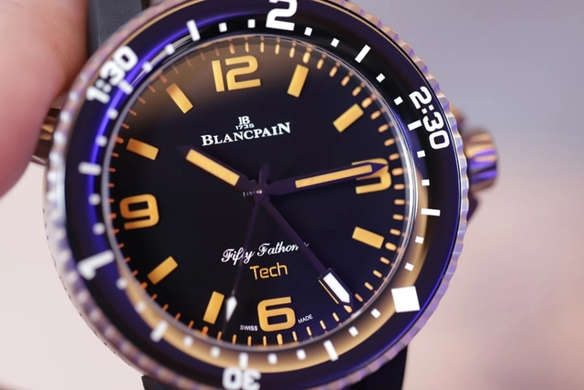 Blancpain Fifty Fathoms 70th Anniversary Act 2 Tech Gombessa, Taucheruhr, Zifferblatt" width="578" height="385