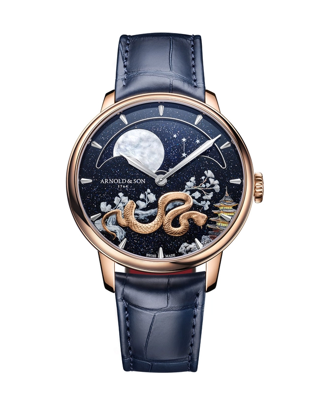 Arnold & Son: Perpetual Moon 41.5 Red Gold Year of the Snake