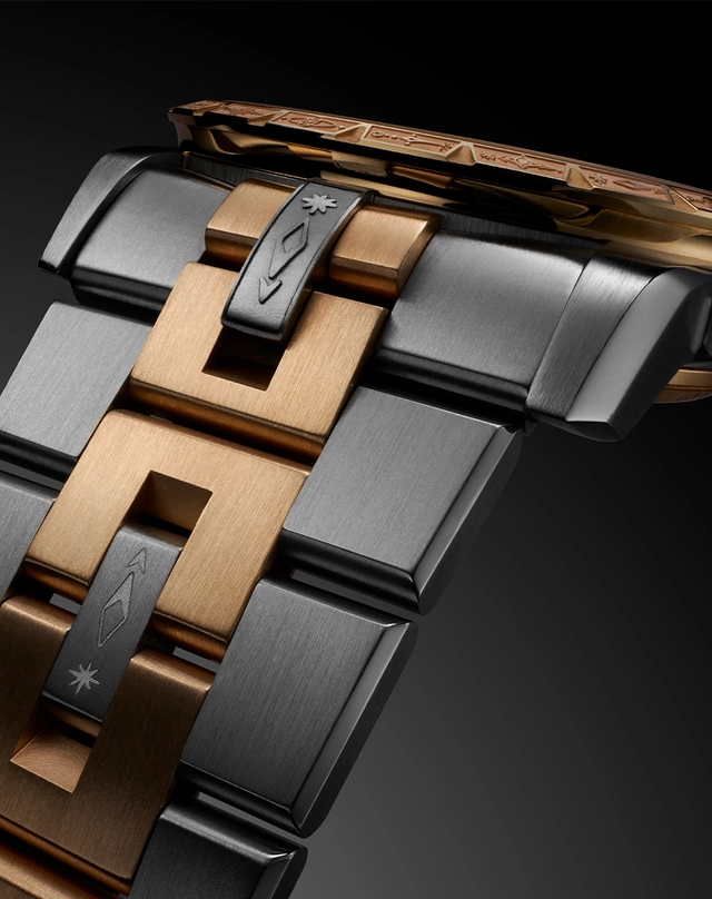 Roger Dubuis – Excalibur Monotourbillon Dr. Woo Episode III Roger Dubuis – Excalibur Monotourbillon Dr. Woo Episode III, Titanuhr mit Titan-Roségold-Band
