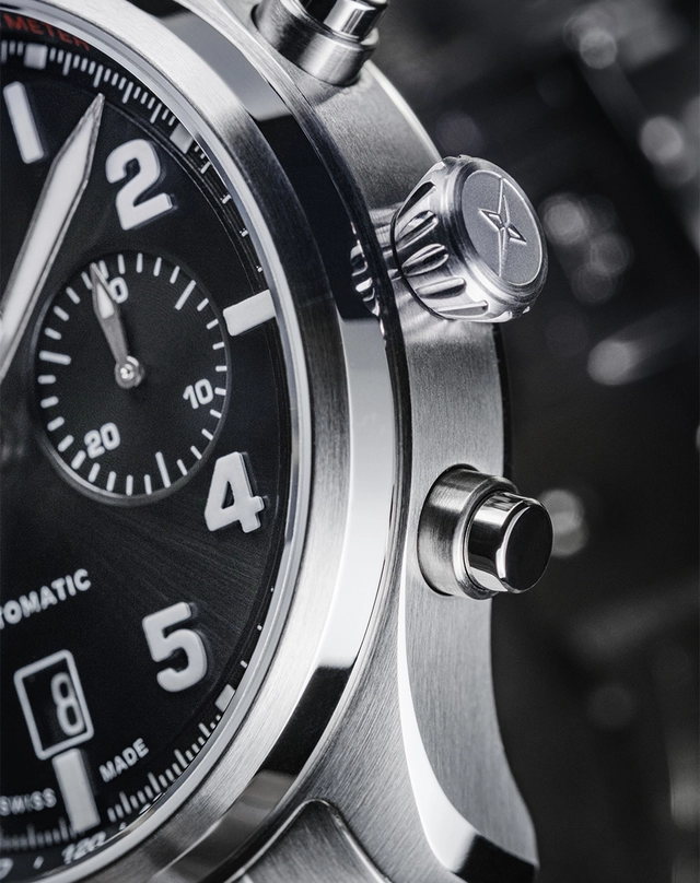 Davosa – Newton Pilot Chronograph, Fliegeruhr mit Chronograph und Automatikwerk