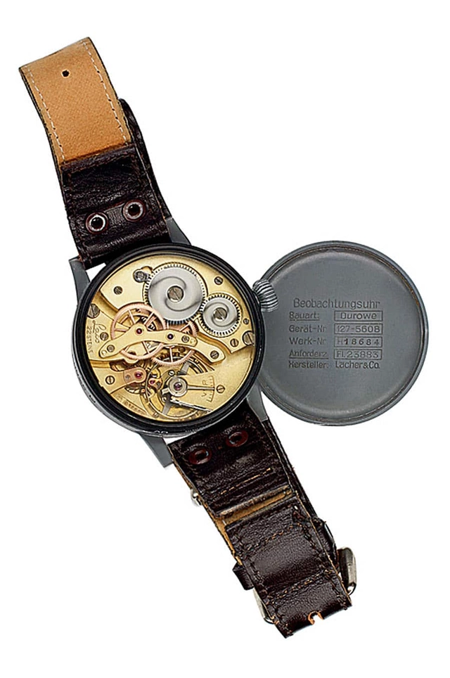 Laco: Beobachtungsuhr von 1940 mit Durowe-Kaliber D5