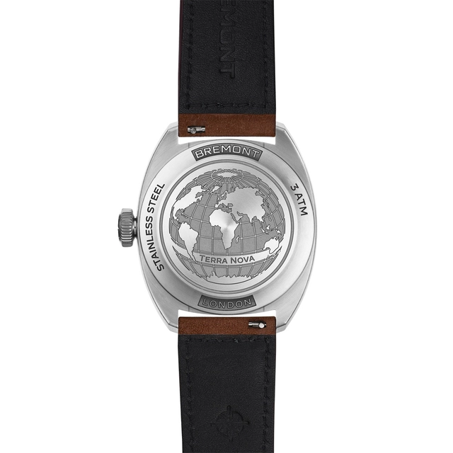 Bremont Terra Nova Jumping Hour 38 mm Stahl Boden