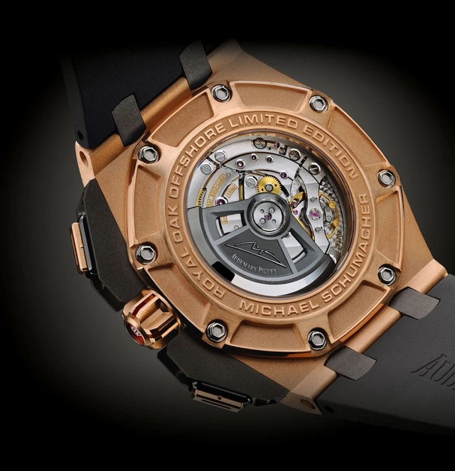 Audemars Piguet Royal Oak Offshore Chronograph Michael Schumacher Rotgold_back