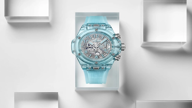 Hublot Big Bang Unico Water Blue Sapphire Aufmacher