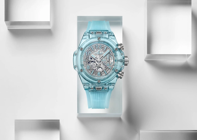 Hublot Big Bang Unico Water Blue Sapphire Aufmacher