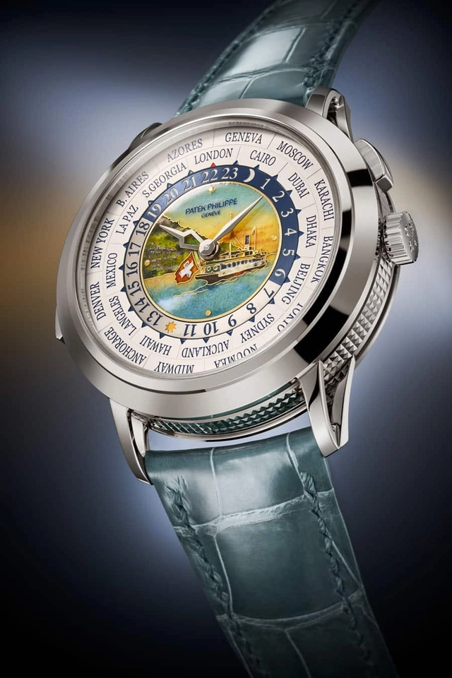 Patek Philippe: Referenz 5531G in Weißgold, Minutenrepetition mit Weltzeit, 640.850 Euro" width="427" height="640