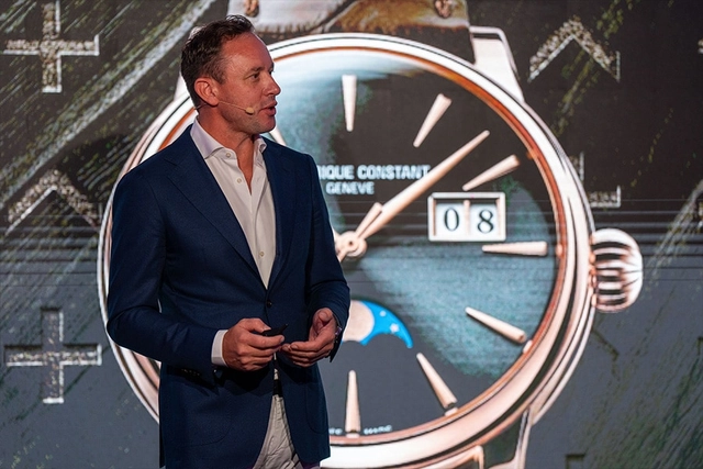 Frederique Constant CEO Niels Eggerding in Genf