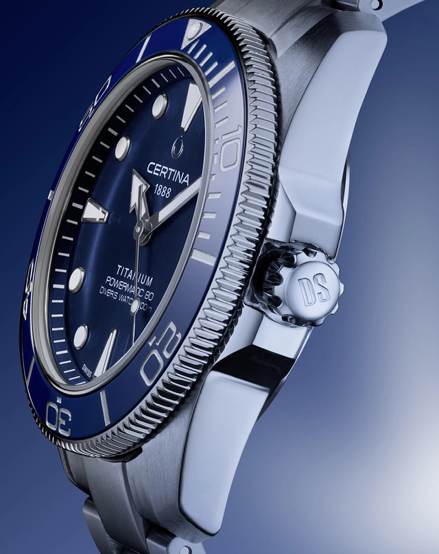 WatchTime-Certina-TopThema0625-Detail.jpg Certina – DS Action Diver 40.5MM, Taucheruhr mit schwarzem Zifferblatt