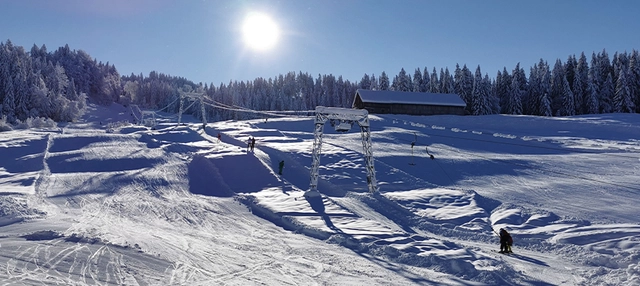 Skilift Krähenberg in Sibratsgfäll.