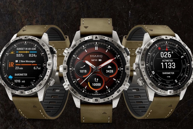 Funktionen der Garmin Marq Adventurer Damascus Steel Edition