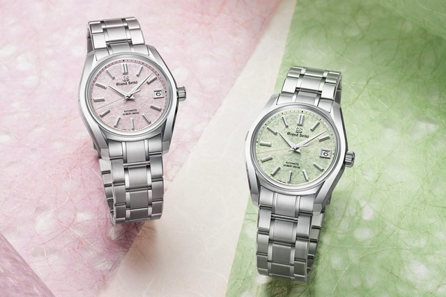 Grand Seiko: SBGH341 „Sakura-Kakushi“ und SBGH343 „Sakura-Wakaba“