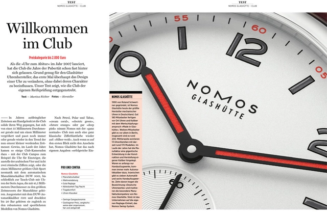 UHREN-MAGAZIN 2.2024: Nomos Glashütte