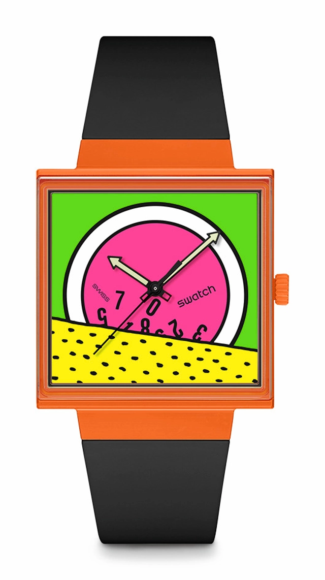 Swatch_What_if_Break_Free, bunte Uhr