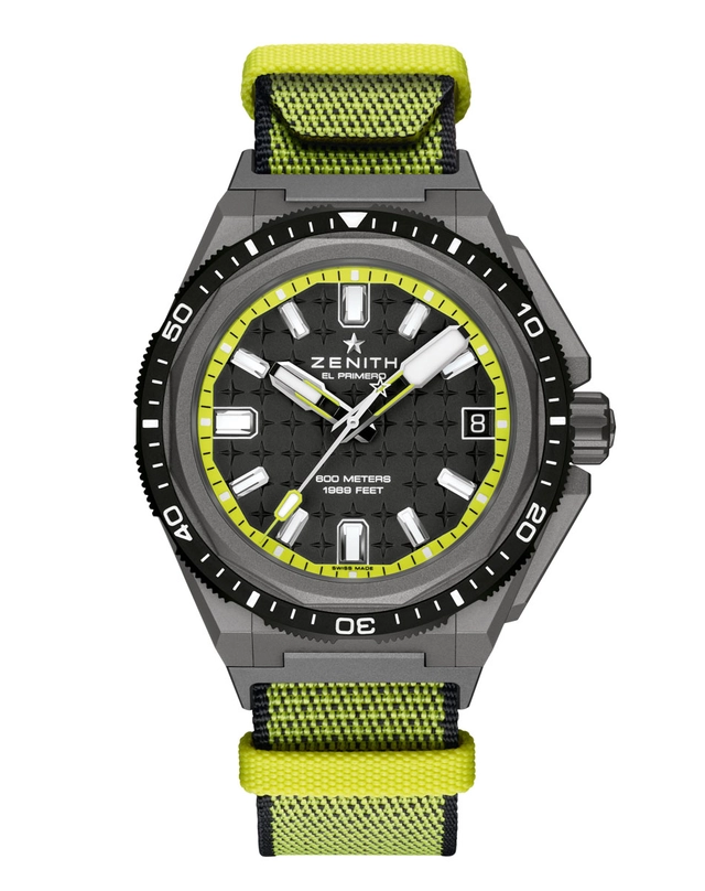 Zenith-Defy-Extreme--Textilband.jpg Zenith Defy Extreme Shadow Edition mit Textilband