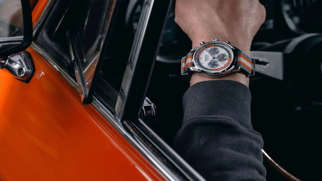 Union Glashütte Belisar Chronograph Silvretta Classic Wristshot Union