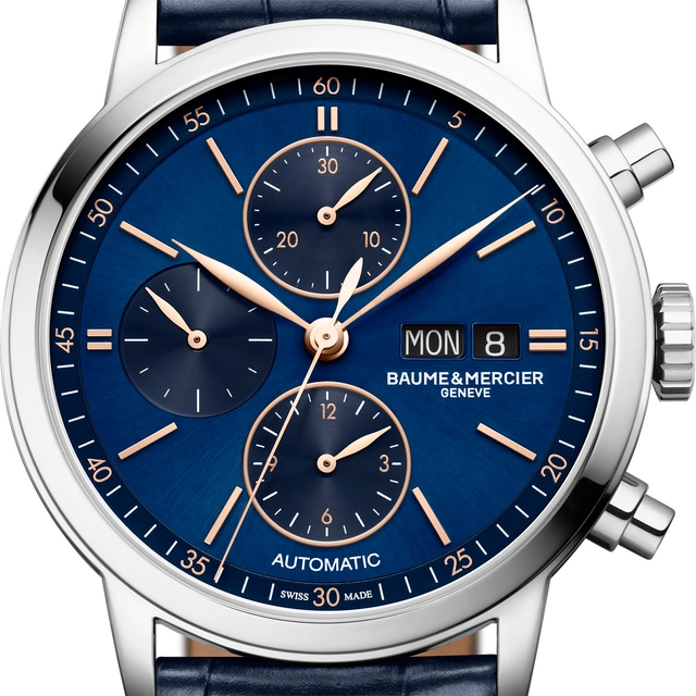 Baume & Mercier: Classima Chronograph in Blau