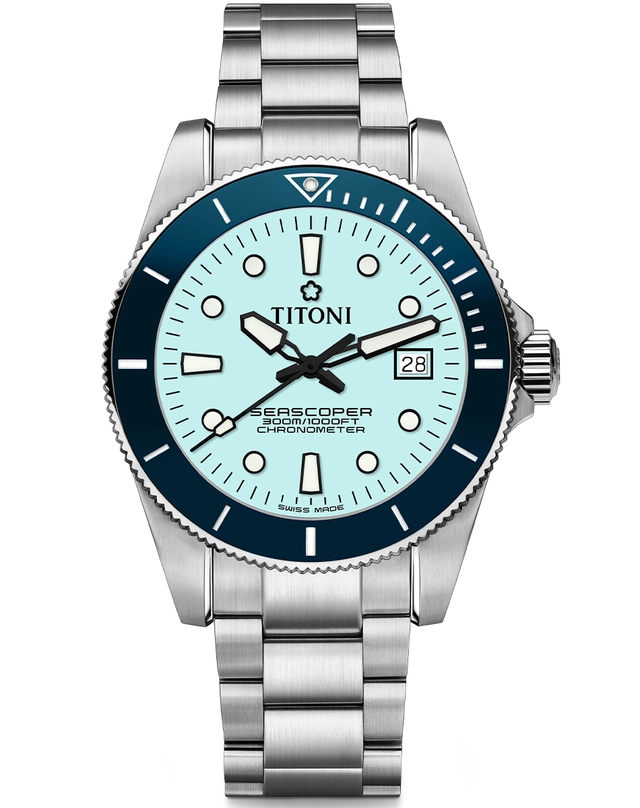 Titoni – Seascoper 300 Ice Blue