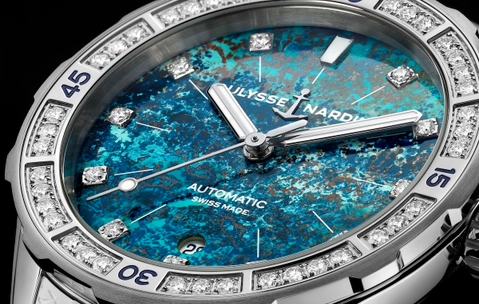 Detailansicht der Ulysse Nardin Diver Atoll