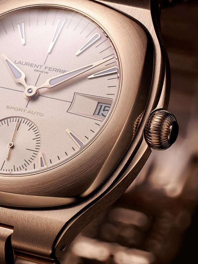 Laurent Ferrier Sport-Auto-79 Gold Detail Zifferblatt Datum