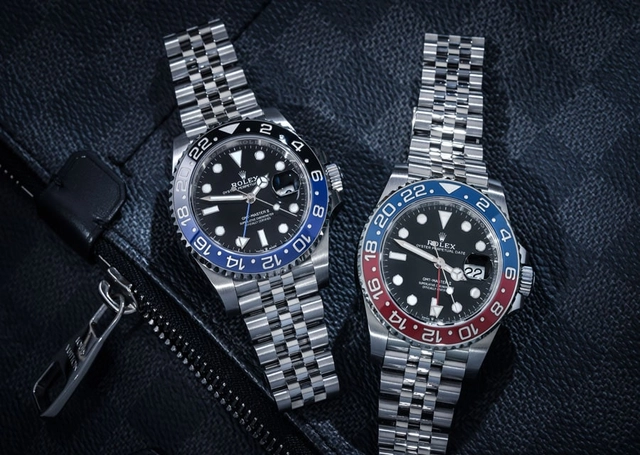 Rolex GMT-Master II "Batman" und "Pepsi". Foto: Marcus Krüger