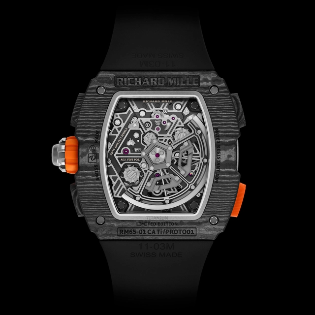 Uhrglas der Richard Mille RM 65-01