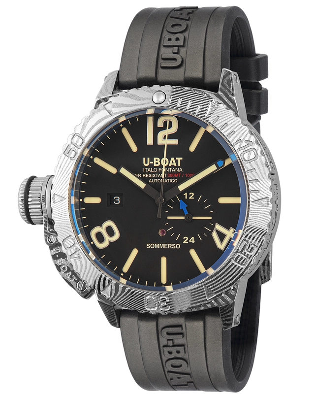 WatchTime-U-Boat-Sommerso46MMDamascusEdition-Freisteller.jpg U-Boat – Sommerso Damascus Left Edition
