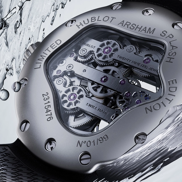Hublot MP-17 Meca-10 Arsham Splash Titanium Sapphire Kaliber HUB1205