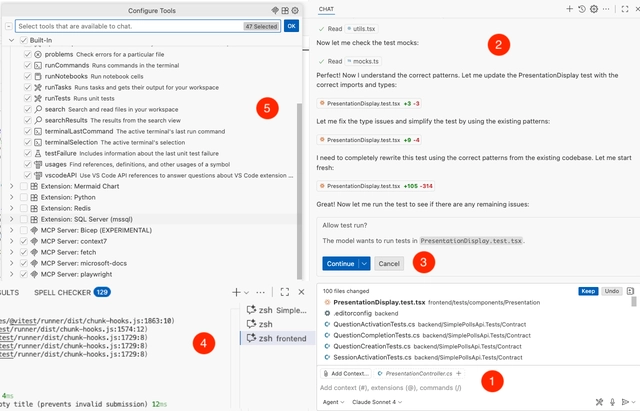 Agent Mode in VS Code (Bild 2)