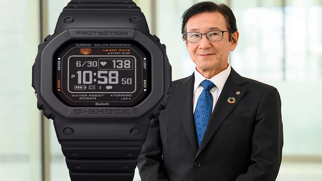 Yuichi Masuda, CEO von Casio und die G-Shock DW-H5600-1
