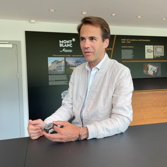 WatchTime Uhrenreise Schweiz 2025 Montblanc Laurent Lecamp WatchTime Uhrenreise Schweiz 2025 Montblanc Laurent Lecamp