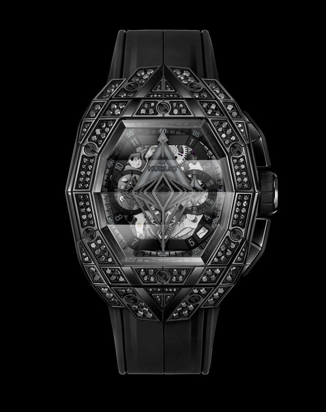 Hublot: Spirit of Big Bang Sang Bleu All Black Pavé