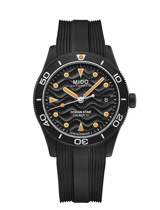 Mido Ocean Star 39, schwarz PVD