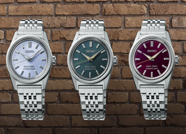 King Seiko SPB457J1 (hellblau), SPB459J1 (grün) und SPB461J1 (bordeaux)