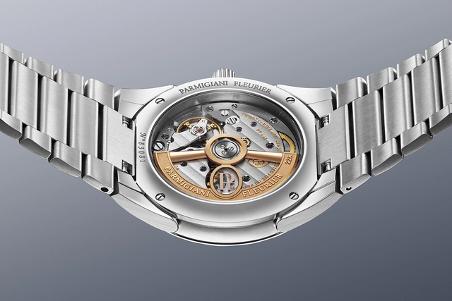 Parmigiani Tonda PF 36mm Automatik Stone Blue, Kaliberansicht