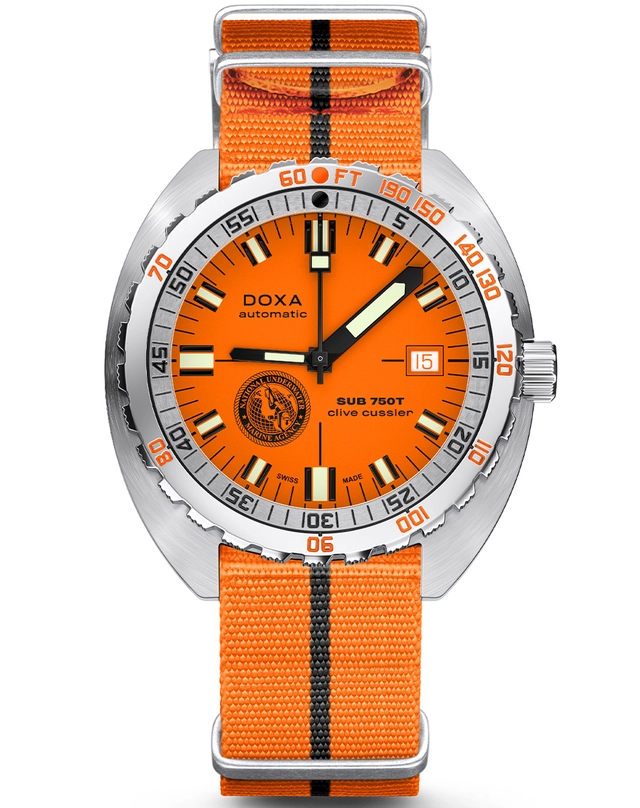 Doxa X Clive Cussler – SUB 750T Clive Cussler Doxa X Clive Cussler – SUB 750T Clive Cussler, Taucheruhr aus Edelstahl