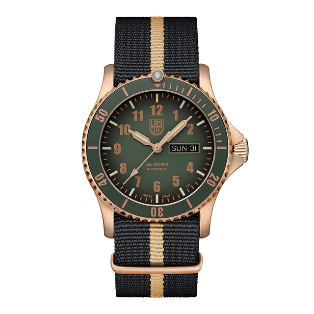 Luminox Bronze Automatic Sport Timer mit Nato-Band