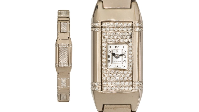 Auktionshaus im Kinsky - Jaeger-LeCoultre - Damen-Armbanduhr "Mini Reverso Joaillerie"