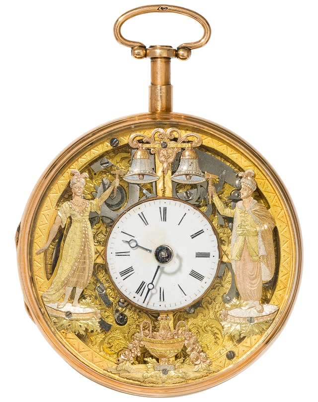 Breguet et fils - Taschenuhr mit Glockenschläger und -schlägerin