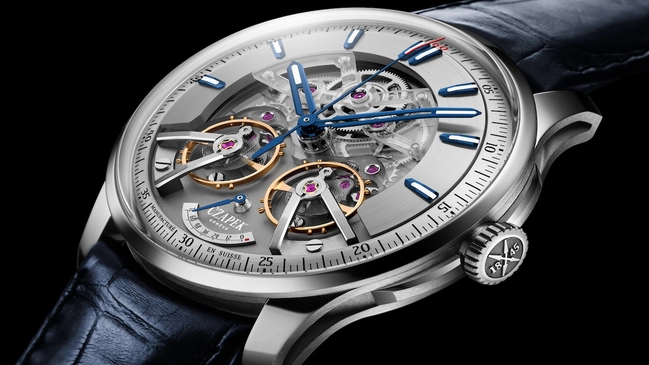 Gehäuse der Czapek Place Vendôme Complicité Stardust Cobalt