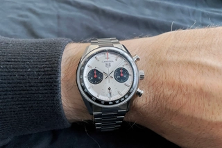 TAG Heuer Carrera Chronograph Panda Hands-On Wristshot