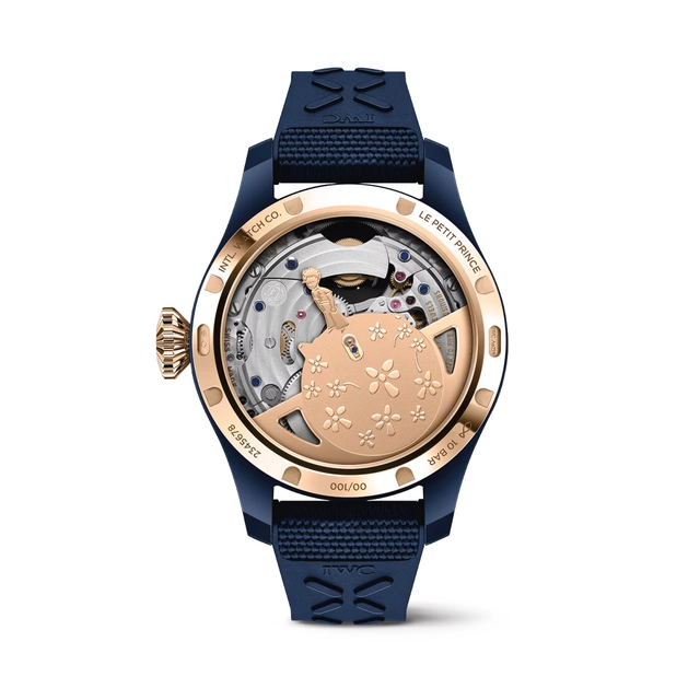 IWC-Petit-Prince-Tourbillon-Ceramic-Back.jpg IWC Big Pilot’s Watch Perpetual Calendar Tourbillon Le Petit Prince, Kaliber 51950 IWC-Manufakturwerk mit Gangreserve 168 Stunden