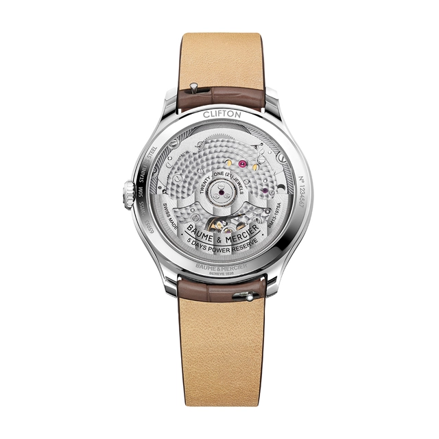 Baume & Mercier Clifton Baumatic M0A10833, Sicht auf Kaliber