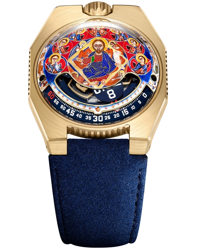 Urwerk – UR-100V Time and Culture III Urwerk – UR-100V Time and Culture III, Piece Unique aus Gelbgold