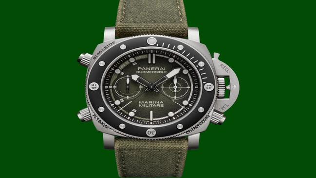 Panerai Submersible Chrono Marina Militare Experience Edition Hintergrund